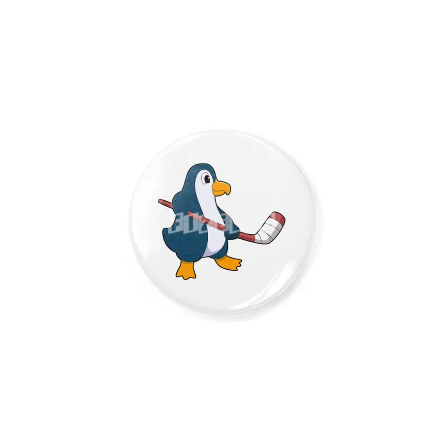 Penguin at Ice hockey with Ice hockey stick Açacak