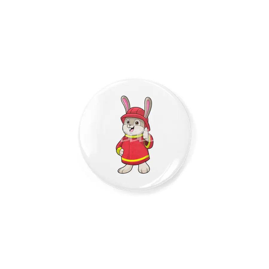 Rabbit as Firefighter with Helmet Açacak
