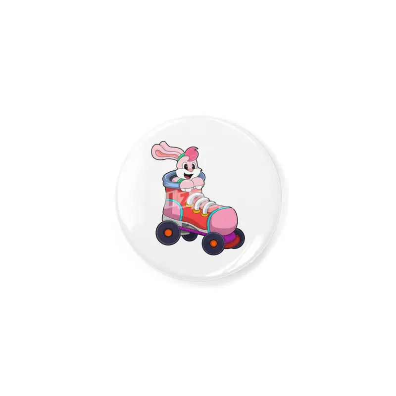 Rabbit as Inline Skater with Inline Skates Açacak