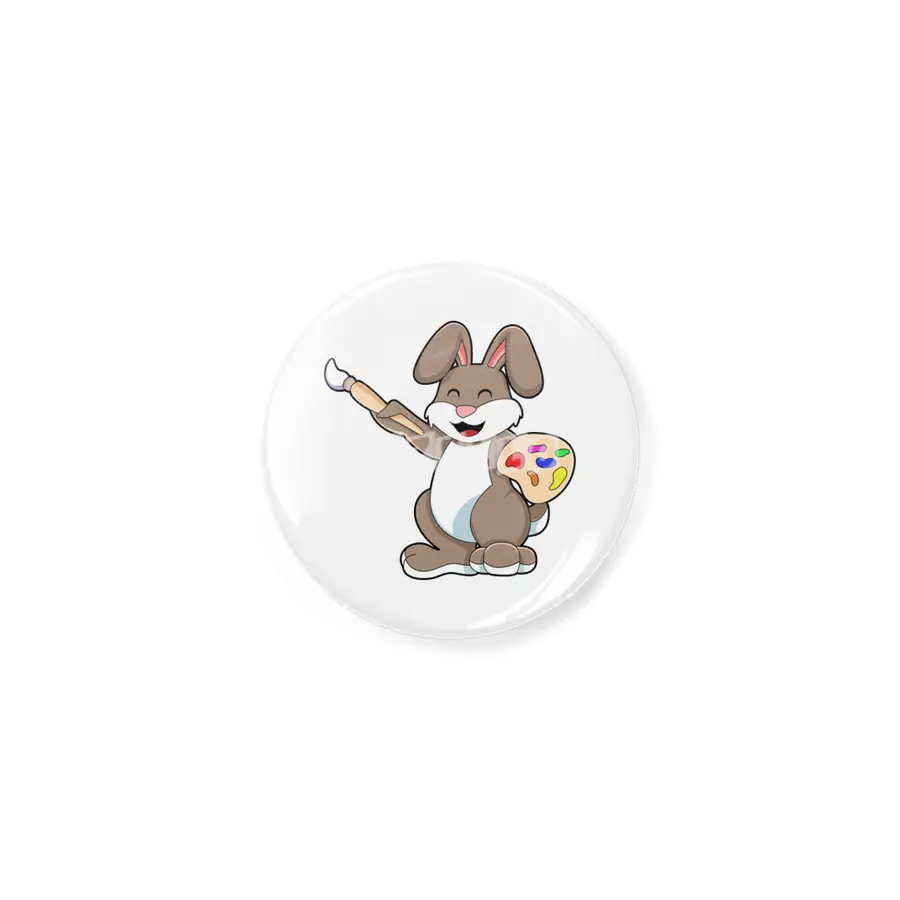 Rabbit as Painter with Brush & Paint Açacak