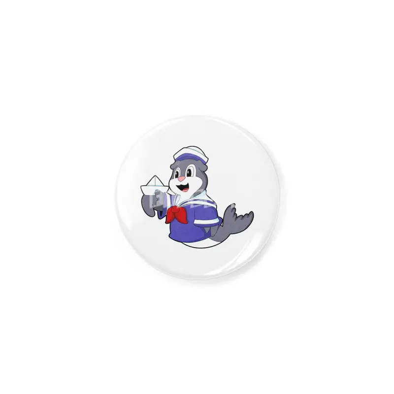 Seal as Sailor with Boat Açacak