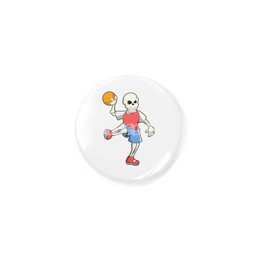 Skeleton at Handball player with Handball Açacak