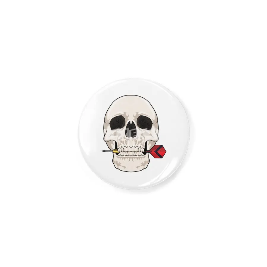 Skull at Darts with Dart Açacak