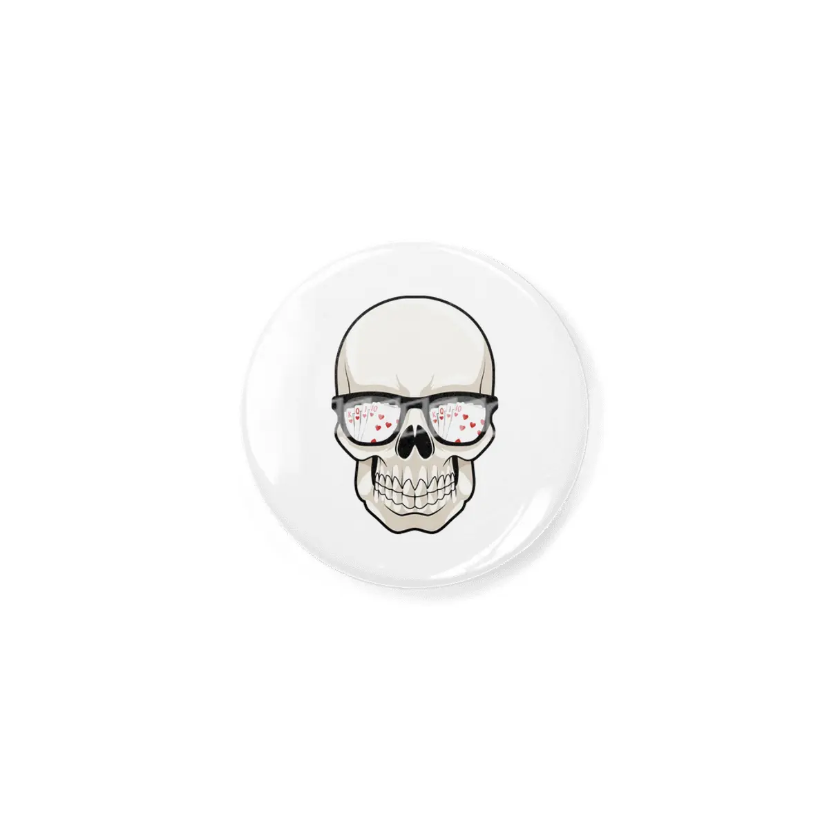 Skull at Poker with Sunglasses Açacak