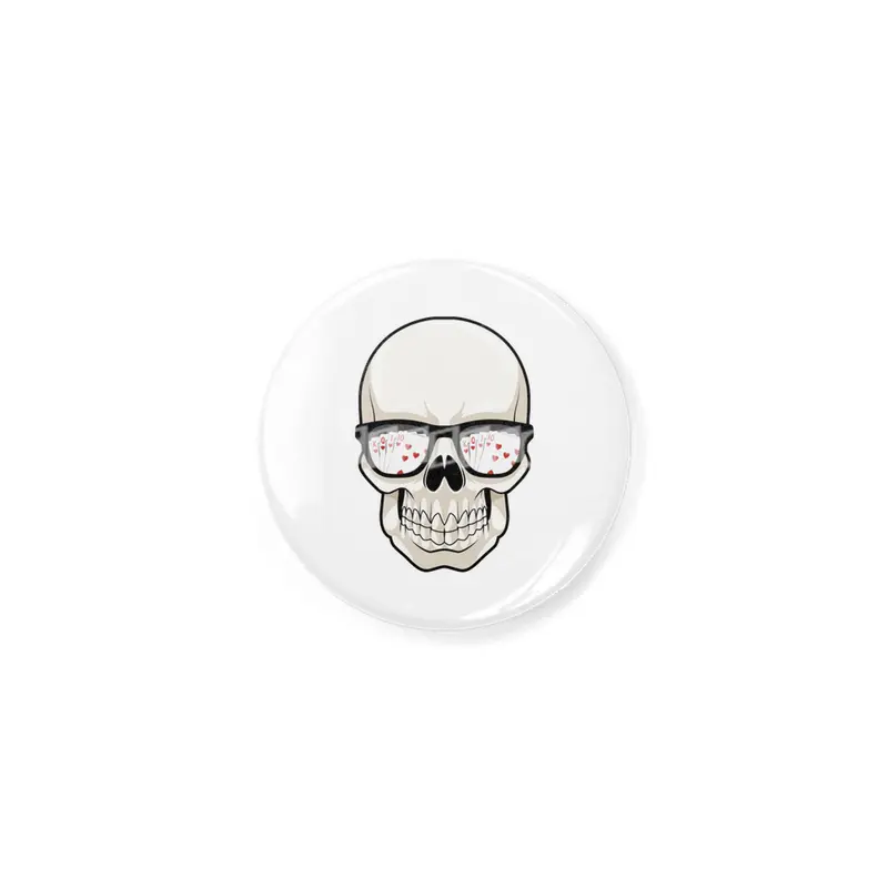 Skull at Poker with Sunglasses Açacak