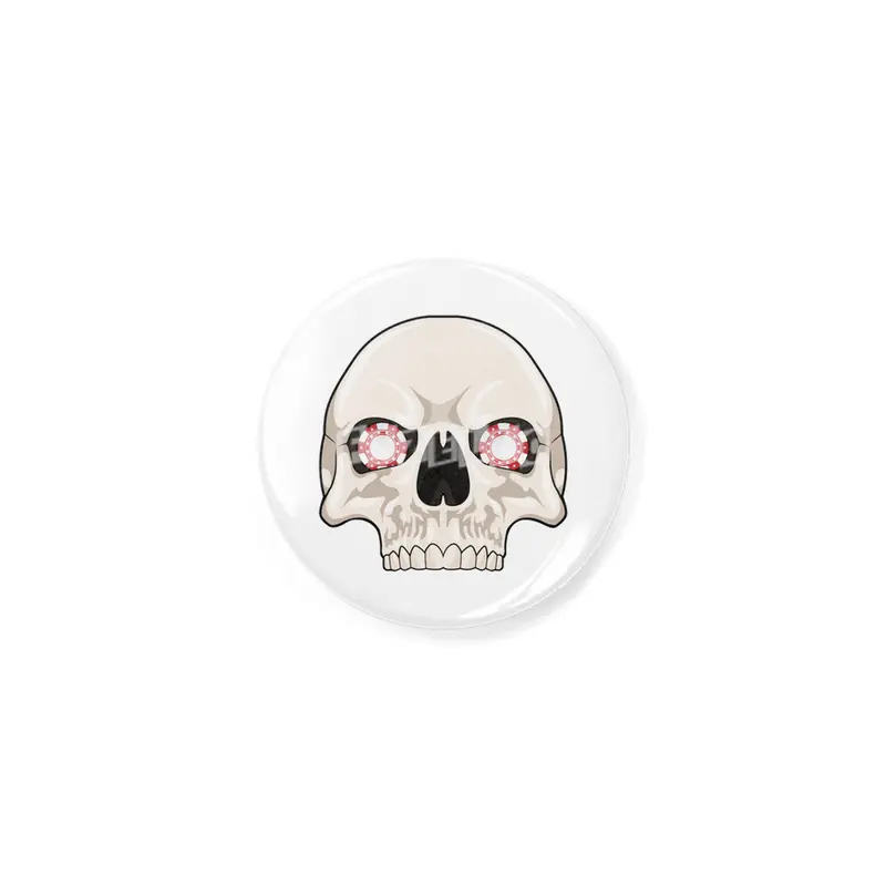Skull with Poker chips Açacak
