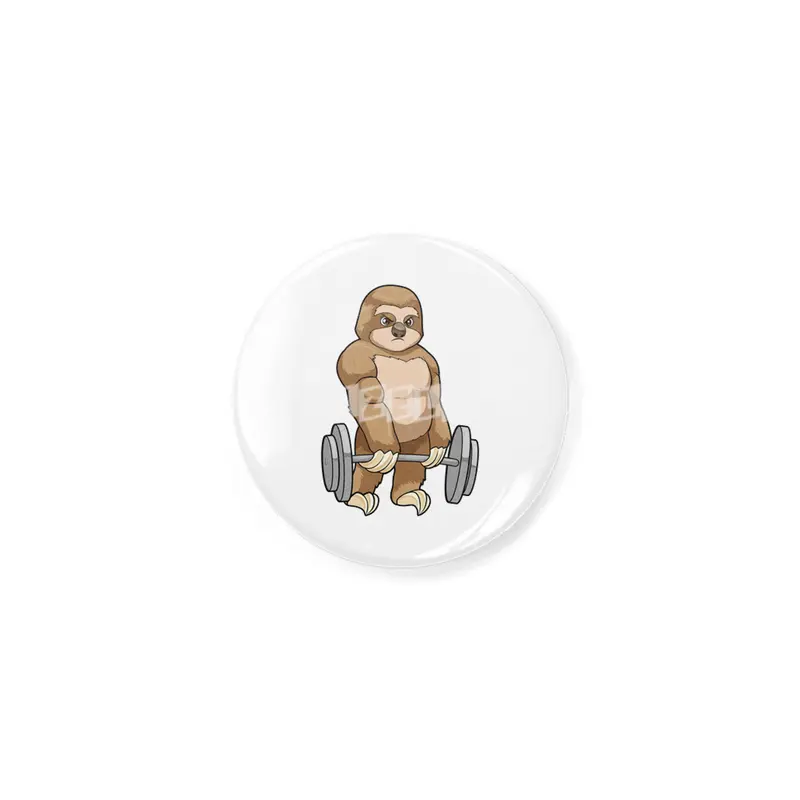 Sloth at Bodybuilding with Barbell Açacak