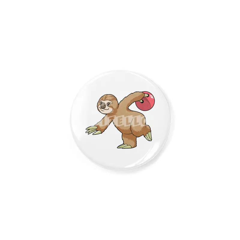 Sloth at Bowling with Bowling ball Açacak