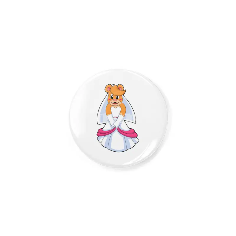 Bear with Wedding dress & Veil Açacak