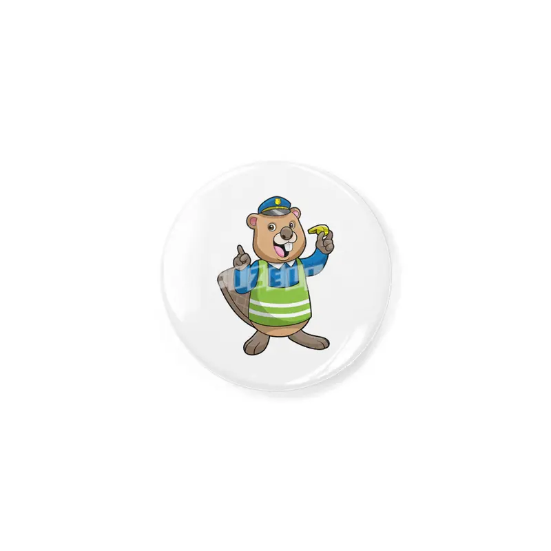 Beaver as Police officer with Whistle Açacak