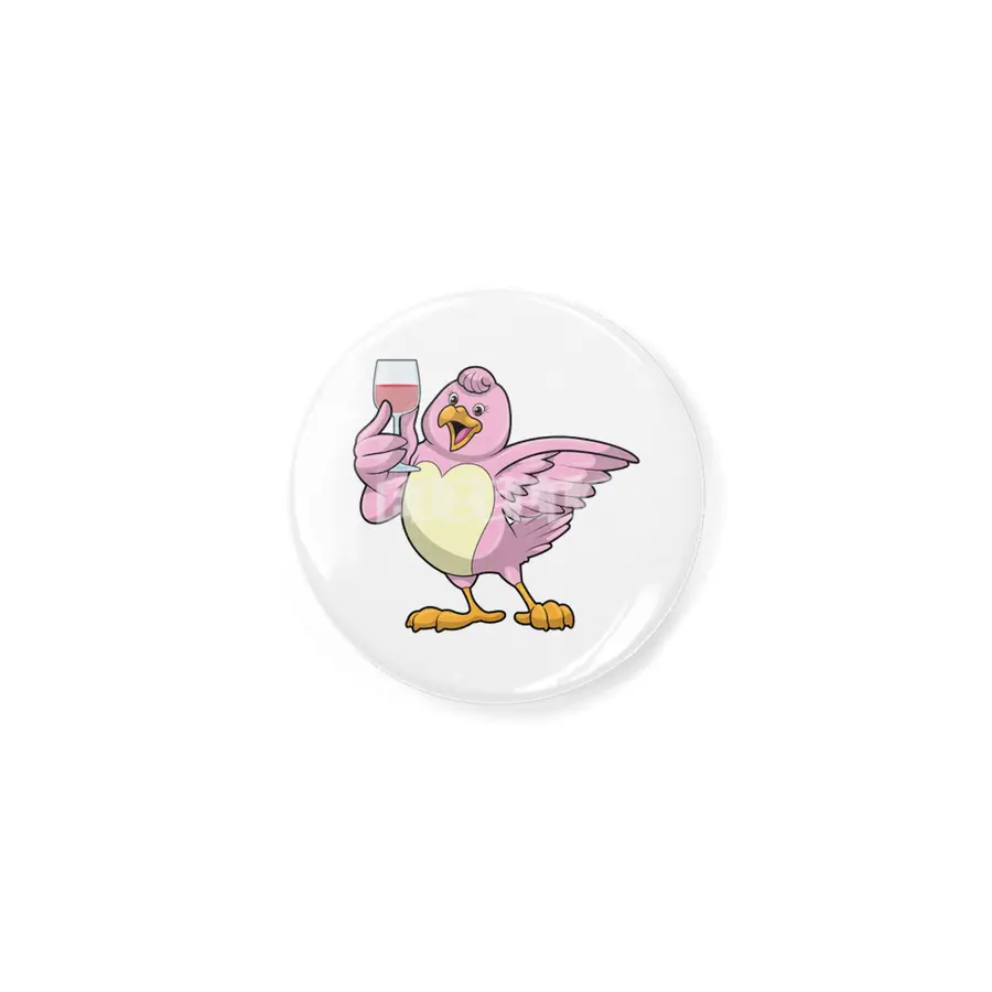 Bird with Glass of Red wine Açacak