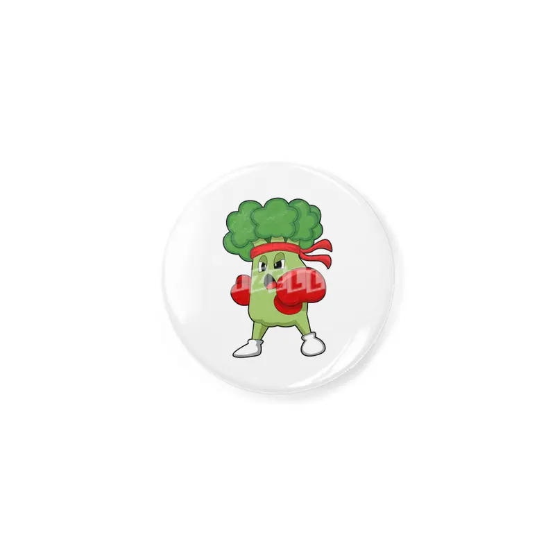 Broccoli at Boxing with Boxing gloves Açacak