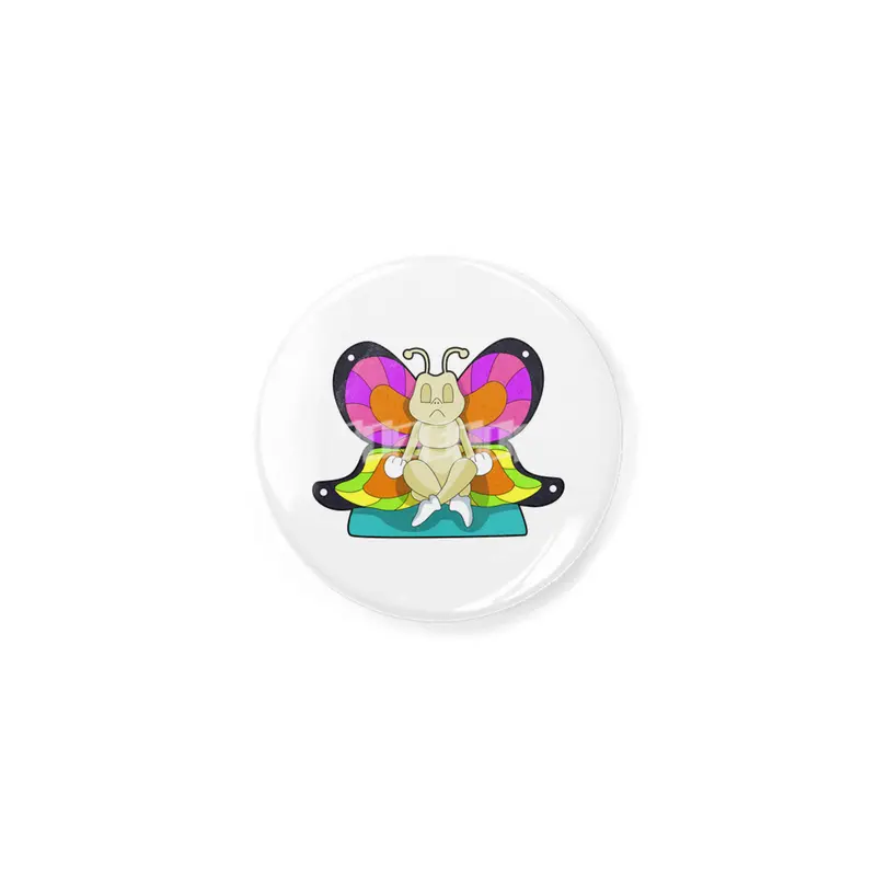 Butterfly at Yoga in Cross-legged Açacak