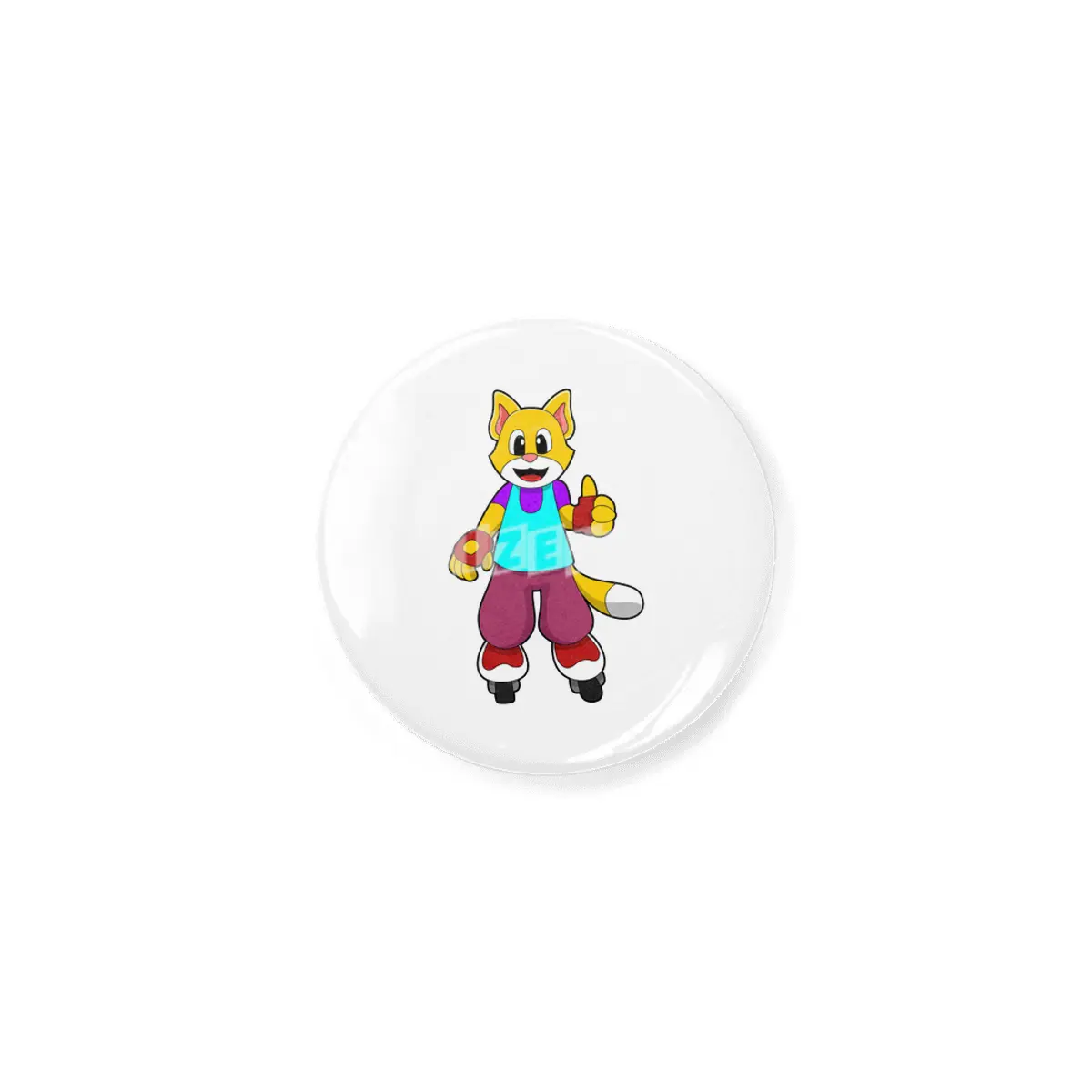 Cat as Skater with Inline skates Açacak