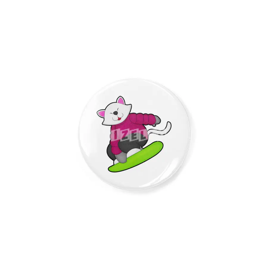 Cat as Snowboarder with Snowboard Açacak