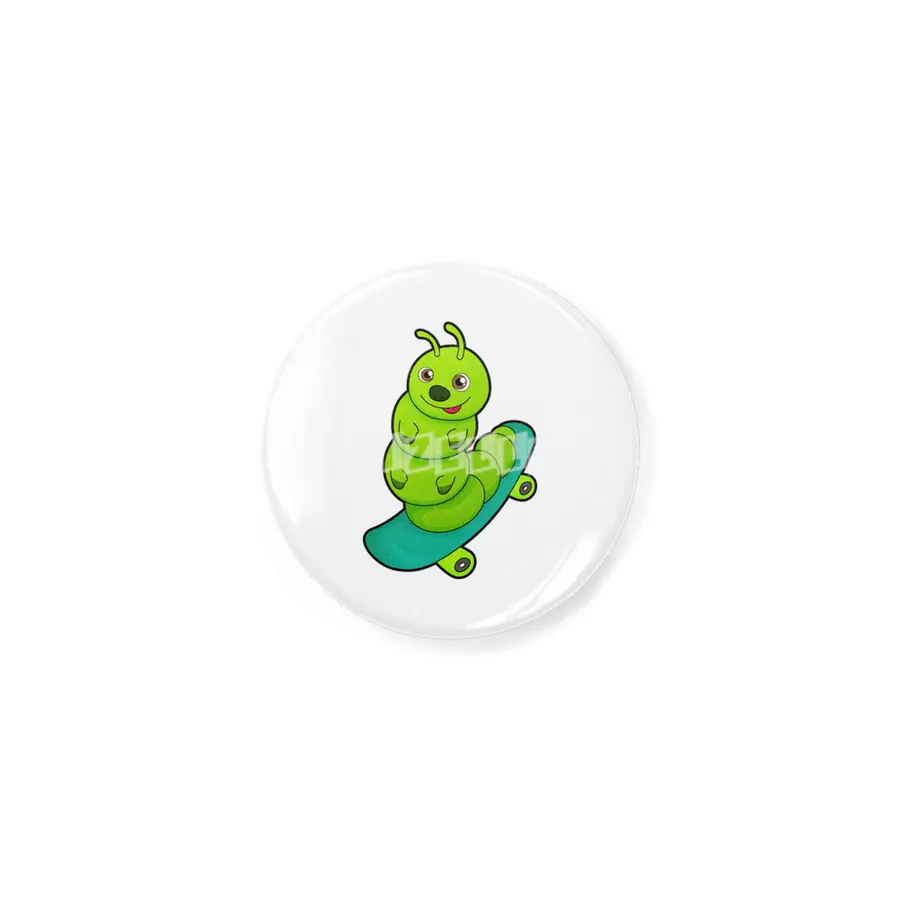 Caterpillar as Skater with Skateboard Açacak