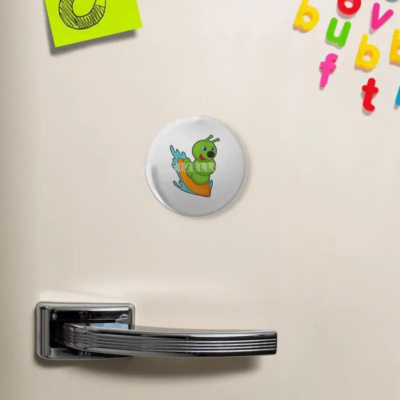 Caterpillar as Surfer with Surfboard Açacak