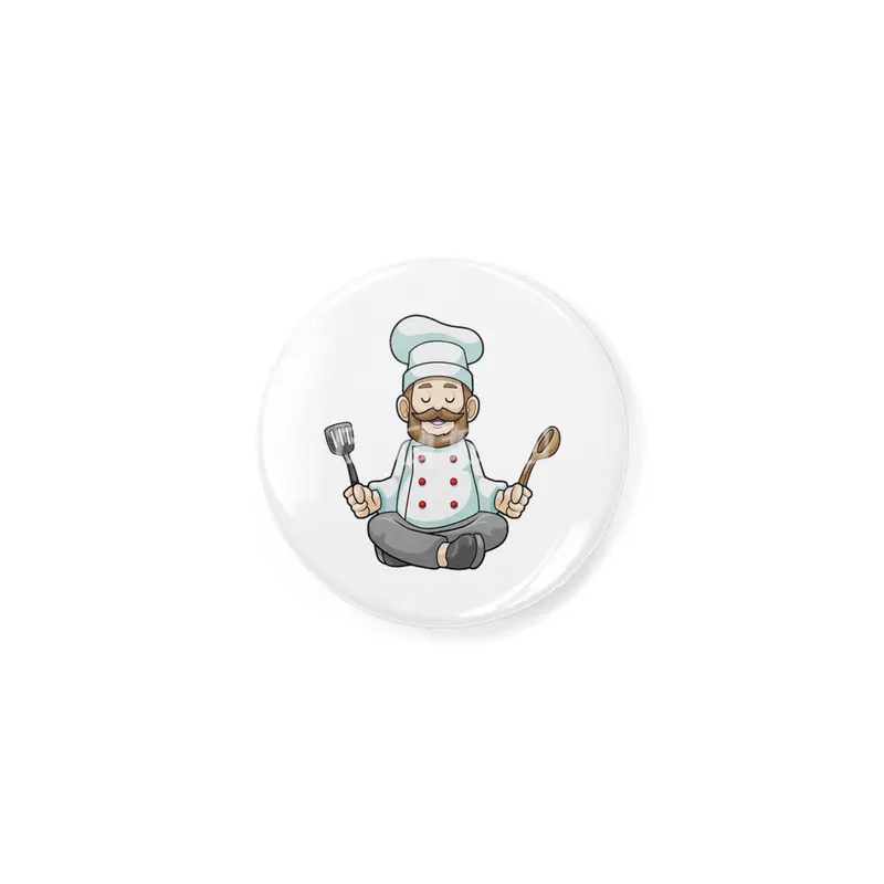 Chef with Cooking apron & Wooden spoon at Yoga Açacak