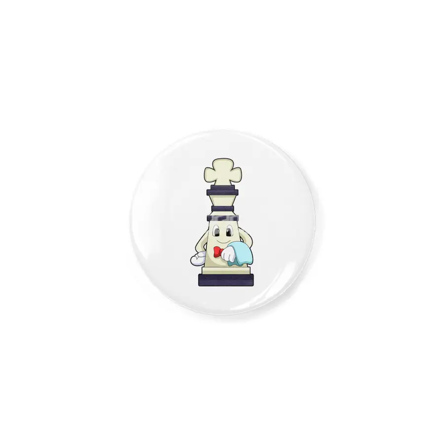 Chess piece King as Waiter with Towel Açacak