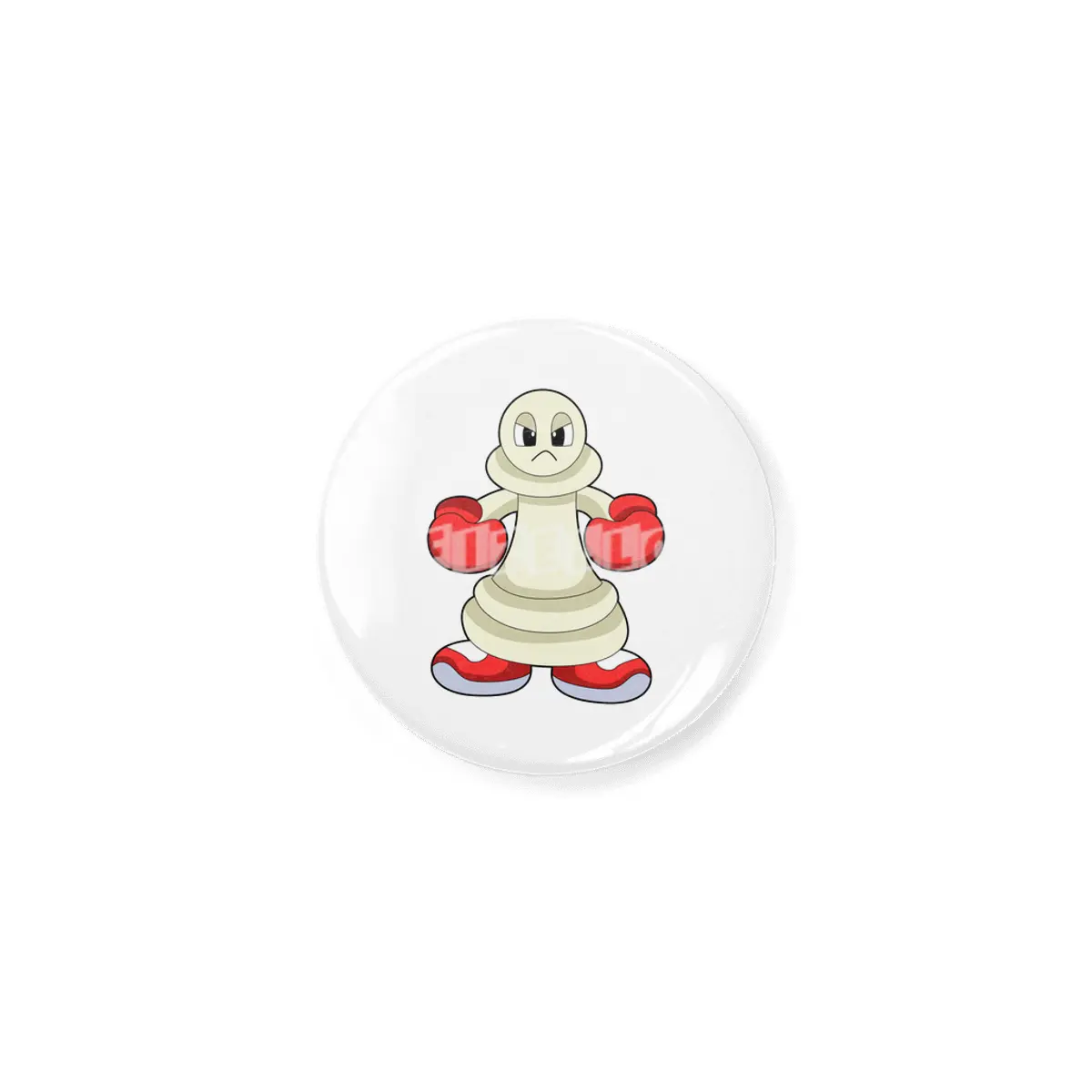 Chess piece Pawn as Boxer with Boxing gloves Açacak