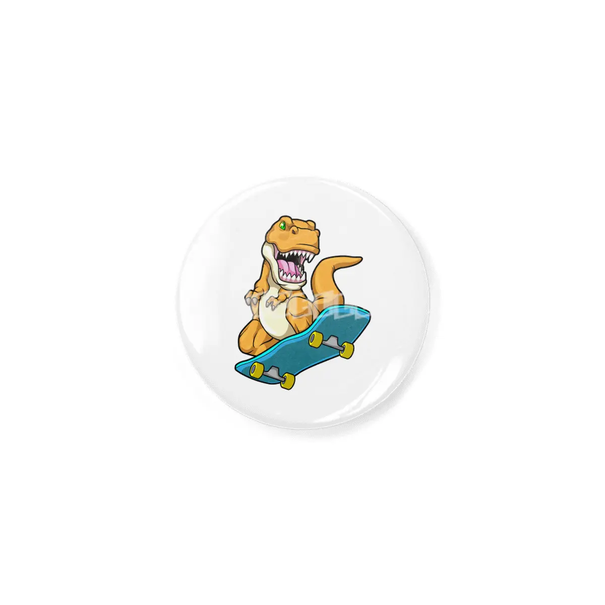 Dinosaur as Skater with Skateboard Açacak