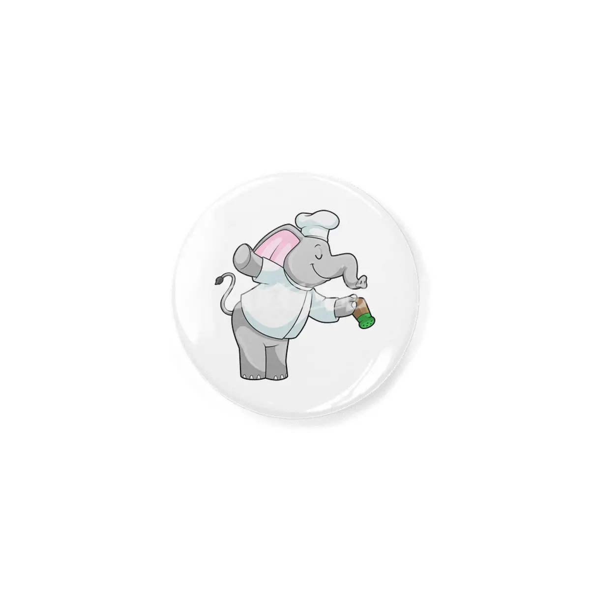 Elephant as Chef with Salt shaker Açacak