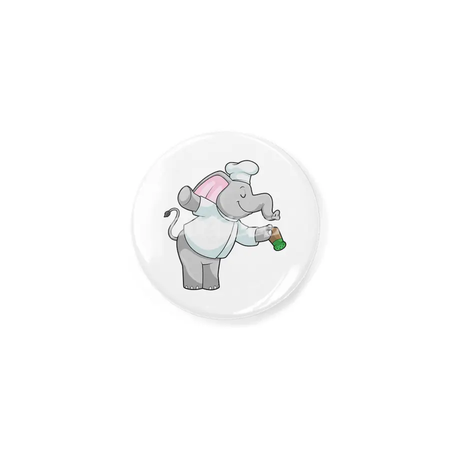 Elephant as Chef with Salt shaker Açacak