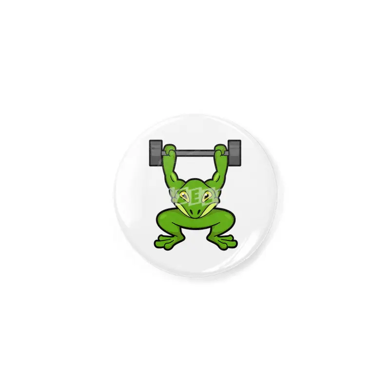 Frog at Bodybuilding with Barbell Açacak