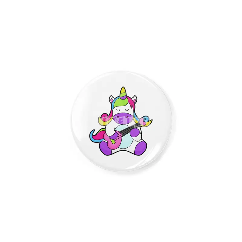 Unicorn as Musician with Guitar Açacak
