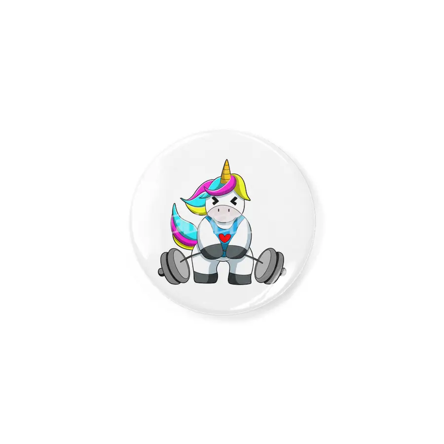 Unicorn at Strength training with Dumbbell Açacak