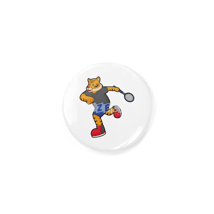 Tiger as Tennis player with Tennis racket Açacak