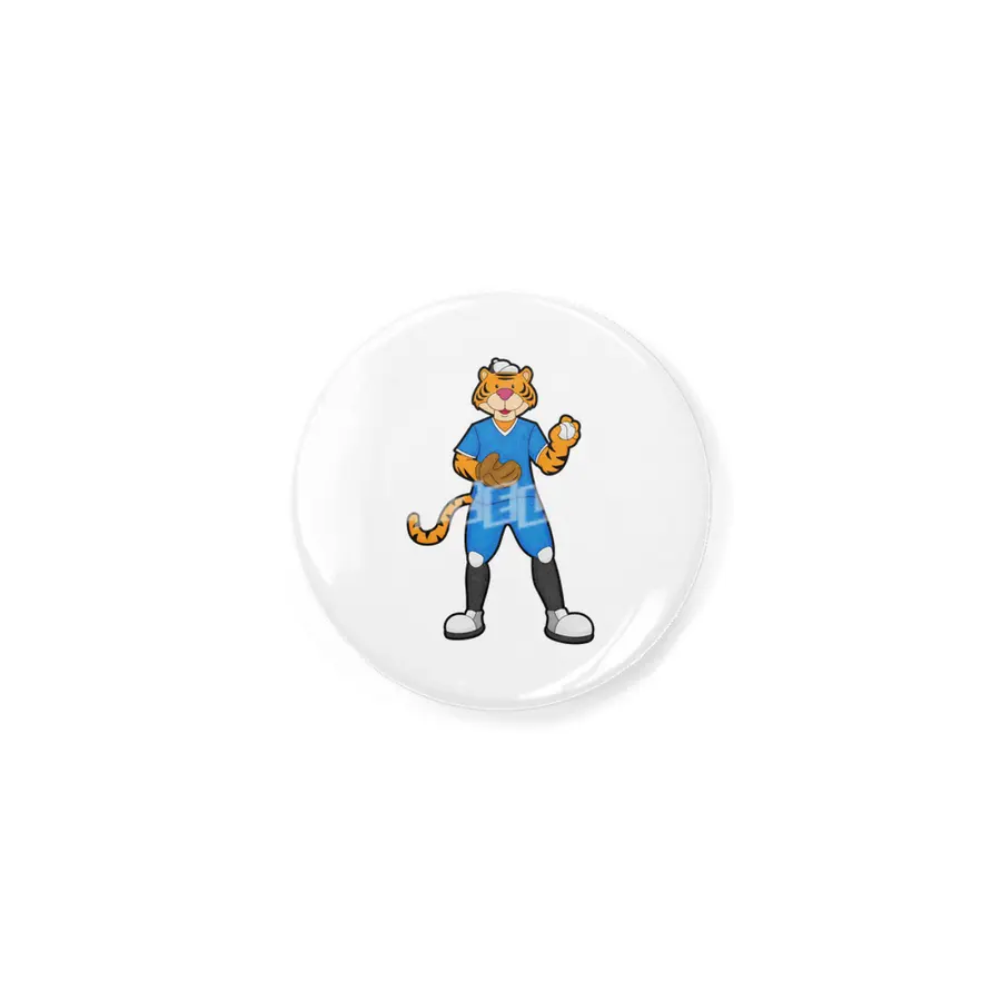Tiger at Baseball with Baseball glove & Cap Açacak