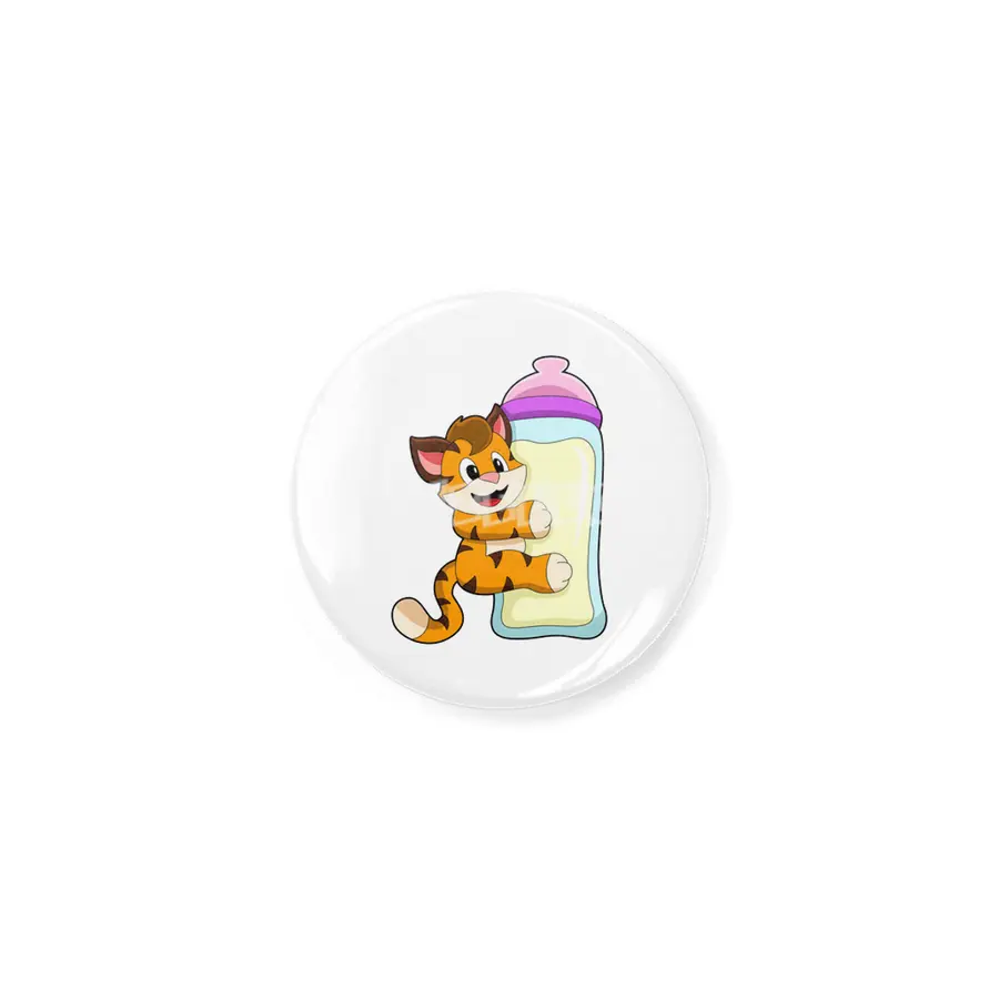 Tiger with Baby bottle of Milk Açacak