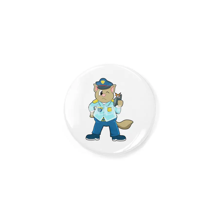 Tomcat as Police officer with Uniform & Microphone Açacak