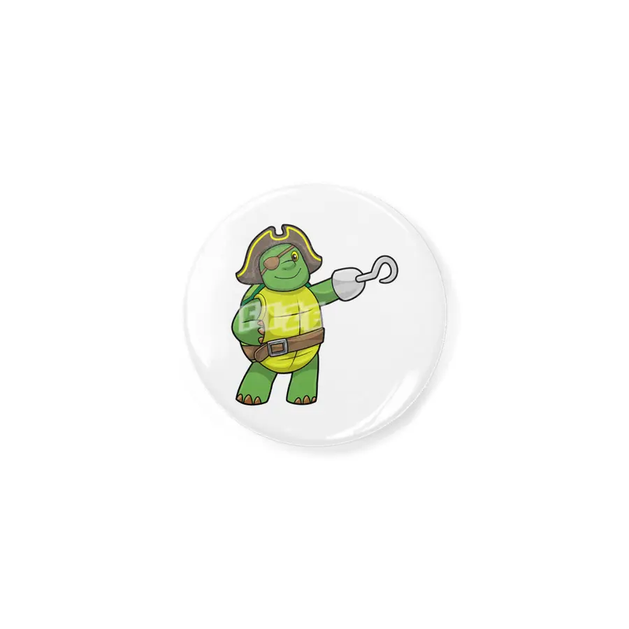 Turtle as Pirate with Hooked hand & Eye patch Açacak