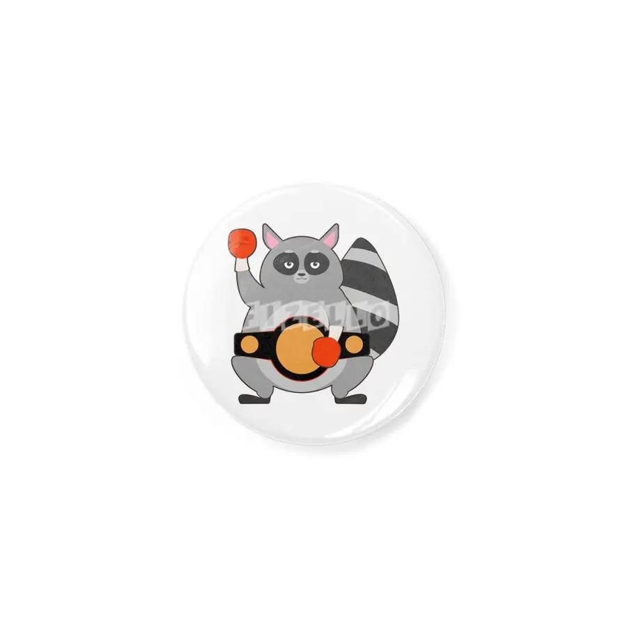 Raccoon as Boxing champ with Belt Açacak