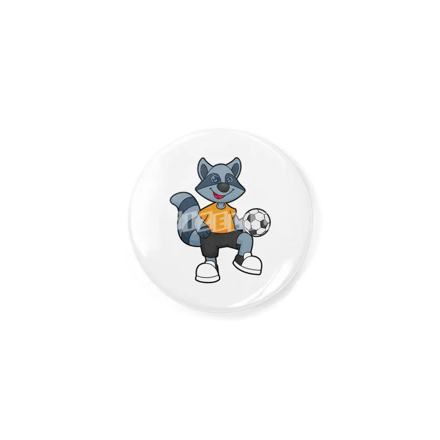 Racoon as Soccer player with Soccer ball Açacak