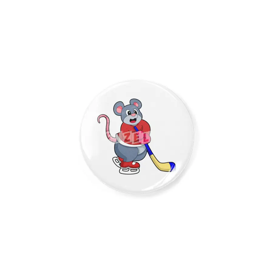 Rat at Ice hockey with Ice hockey stick Açacak