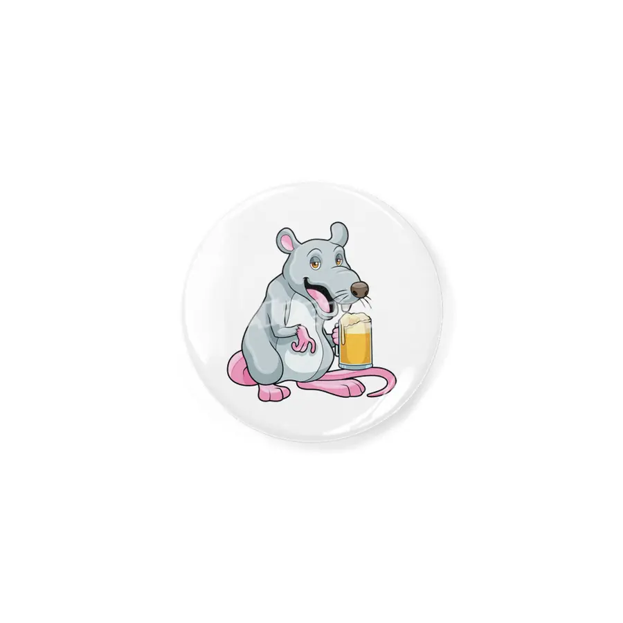 Rat with Glass of Beer Açacak