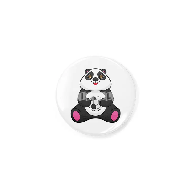 Panda as Soccer player with Soccer ball Açacak