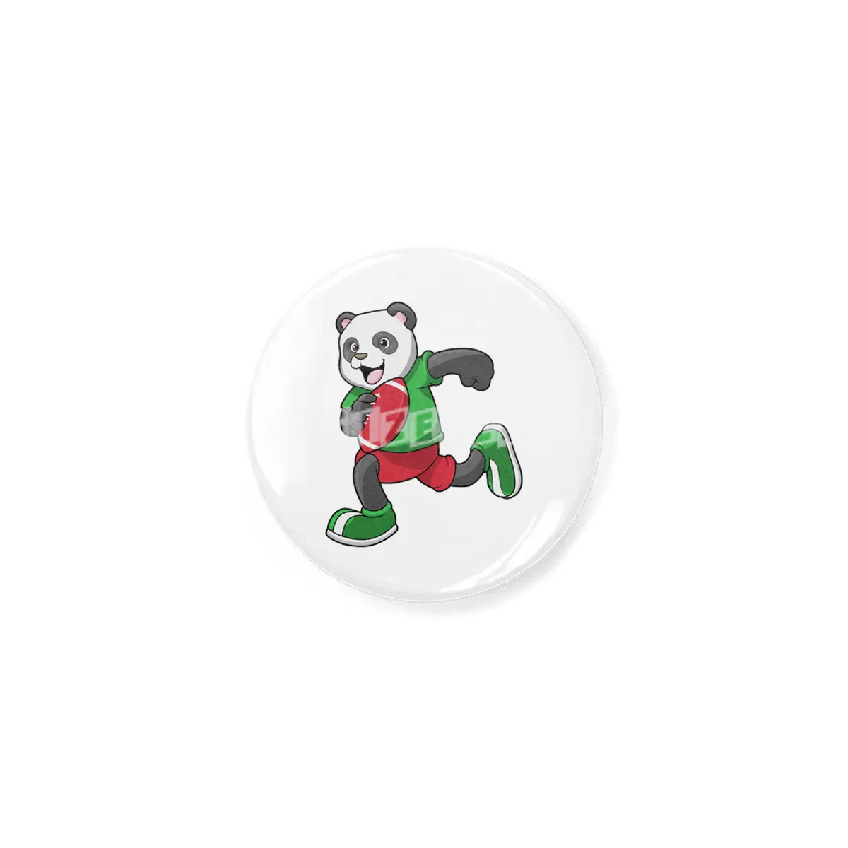 Panda at Football with Equipment Açacak