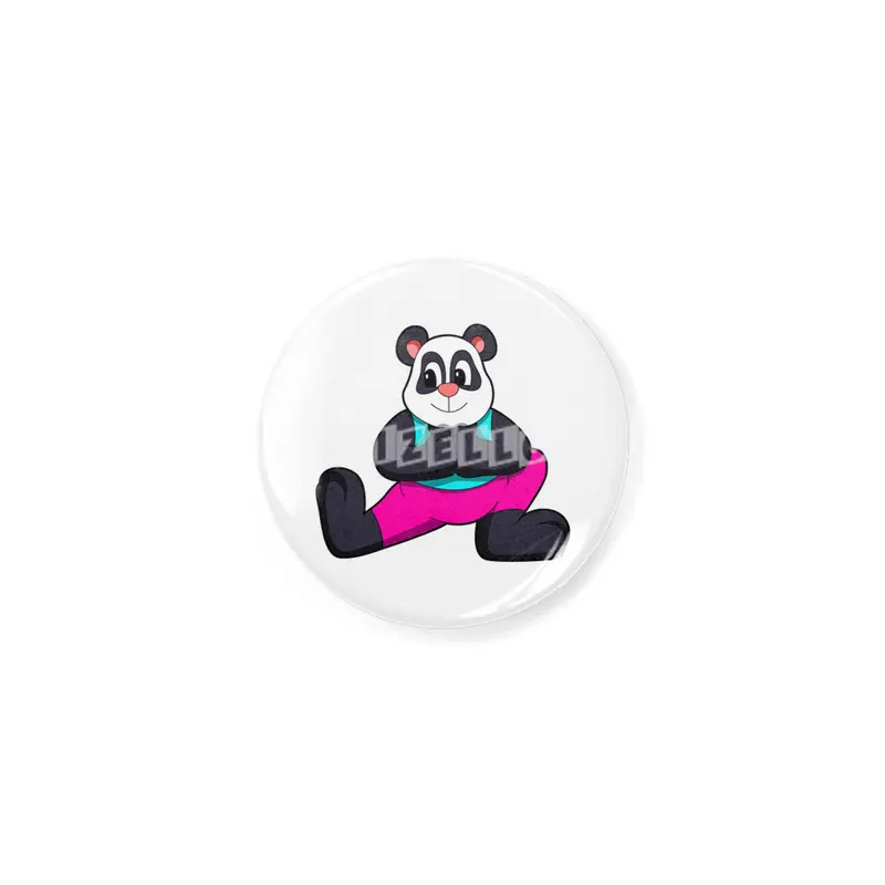 Panda at Yoga stretching exercises Açacak