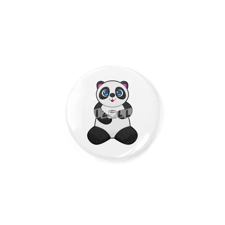 Panda with Cup of Coffee Açacak