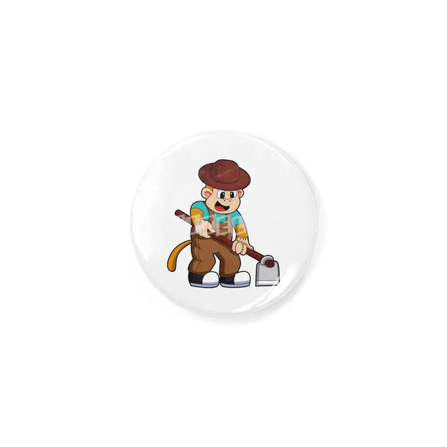 Monkey at Farmer with Rake Açacak