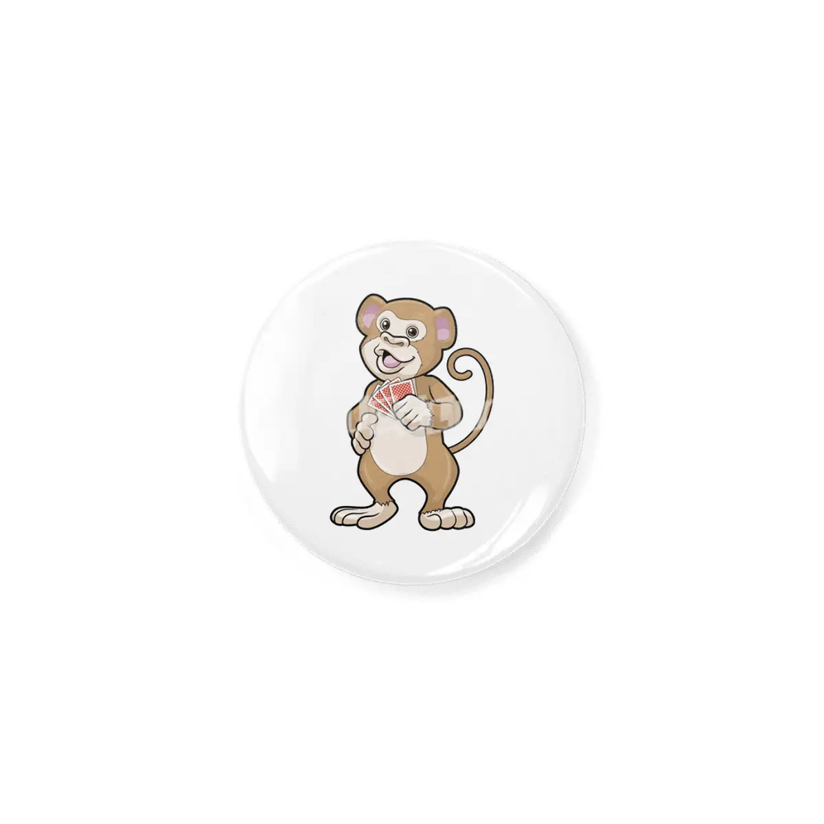 Monkey at Poker with Poker cards Açacak