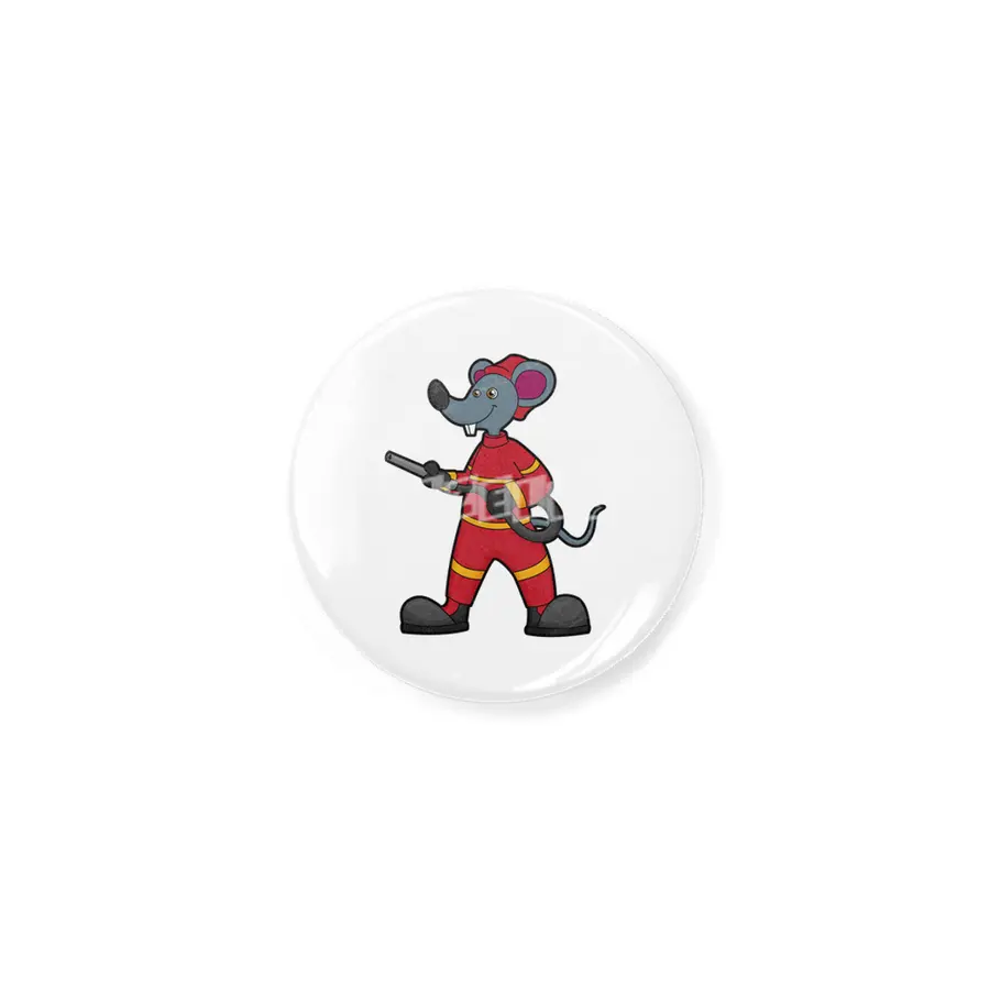 Mouse as Firefighter with Hose Açacak