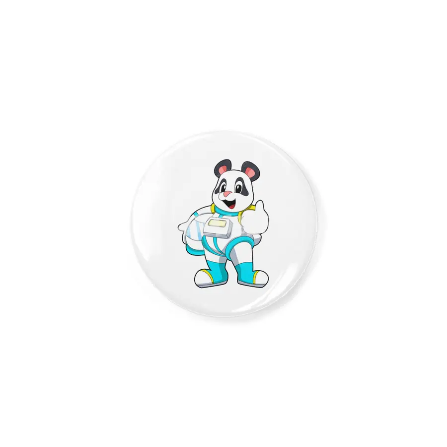 Panda as Astronaut with Costume Açacak
