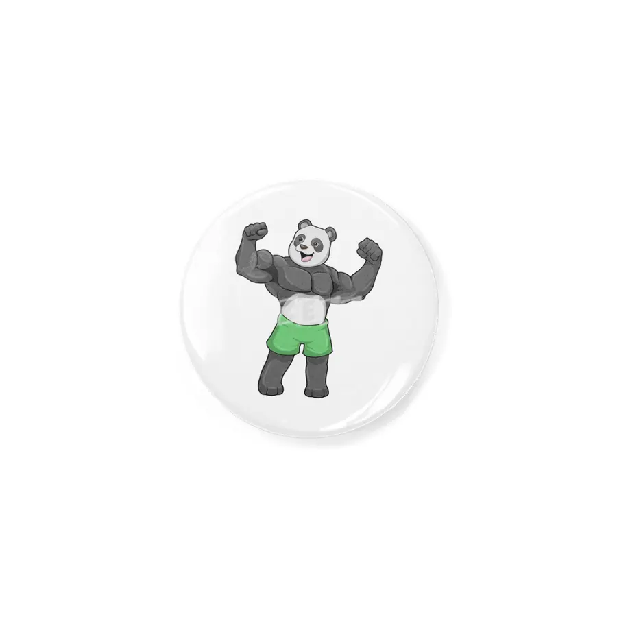 Panda as Bodybuilder at Bodybuilding Açacak