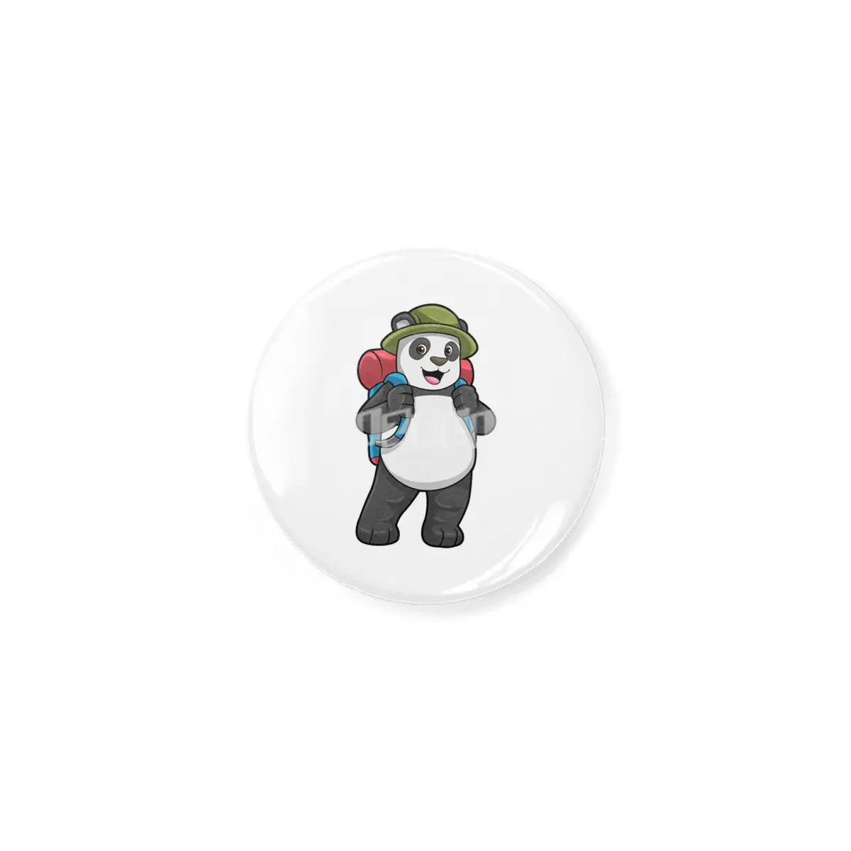 Panda as Hiker with Backpack Açacak