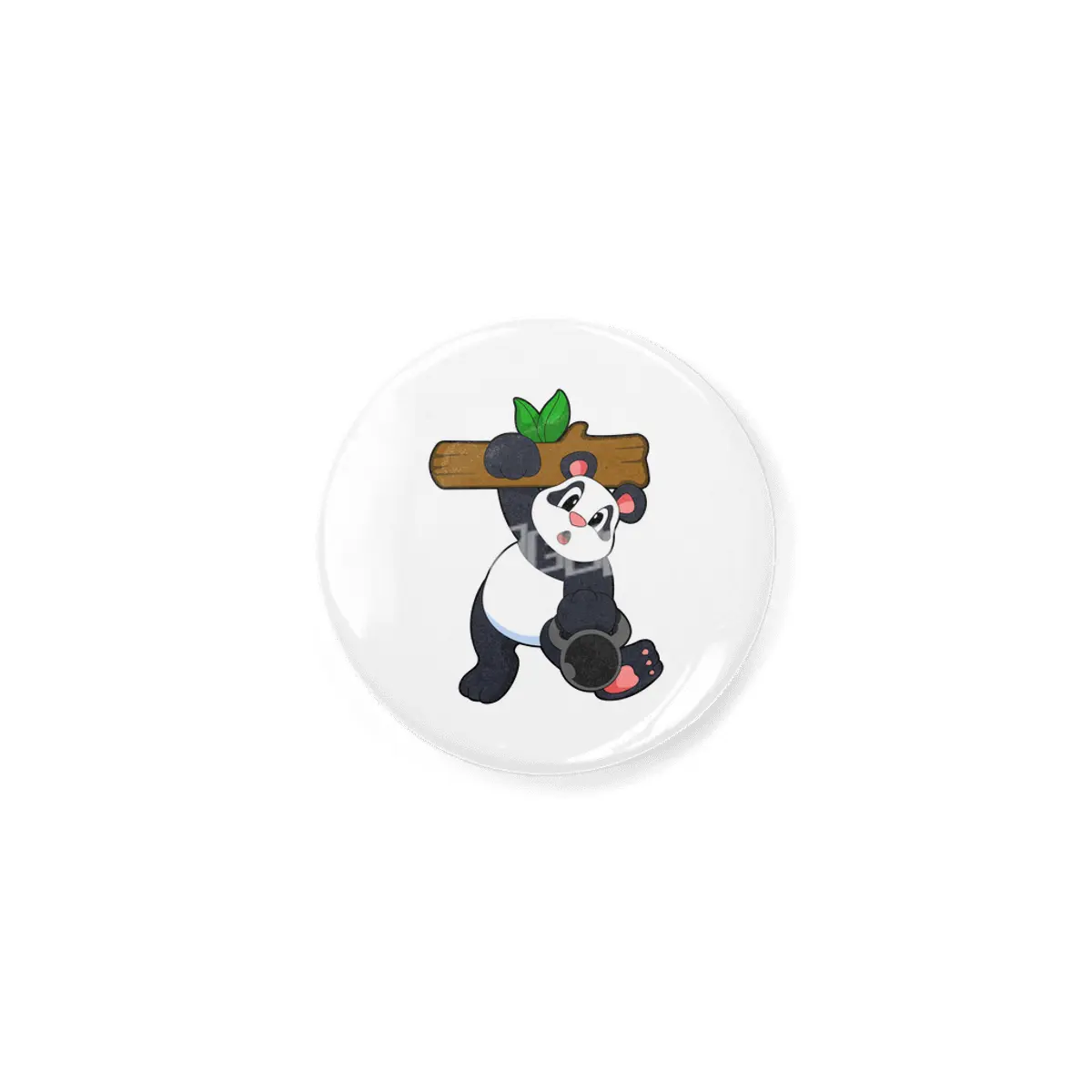 Panda with Wood at Strength training Açacak